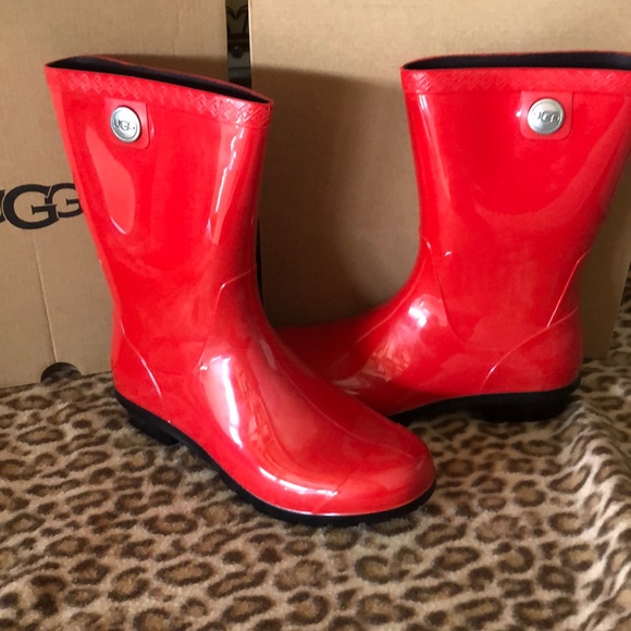 Ugg sienna red rain boots Clearance